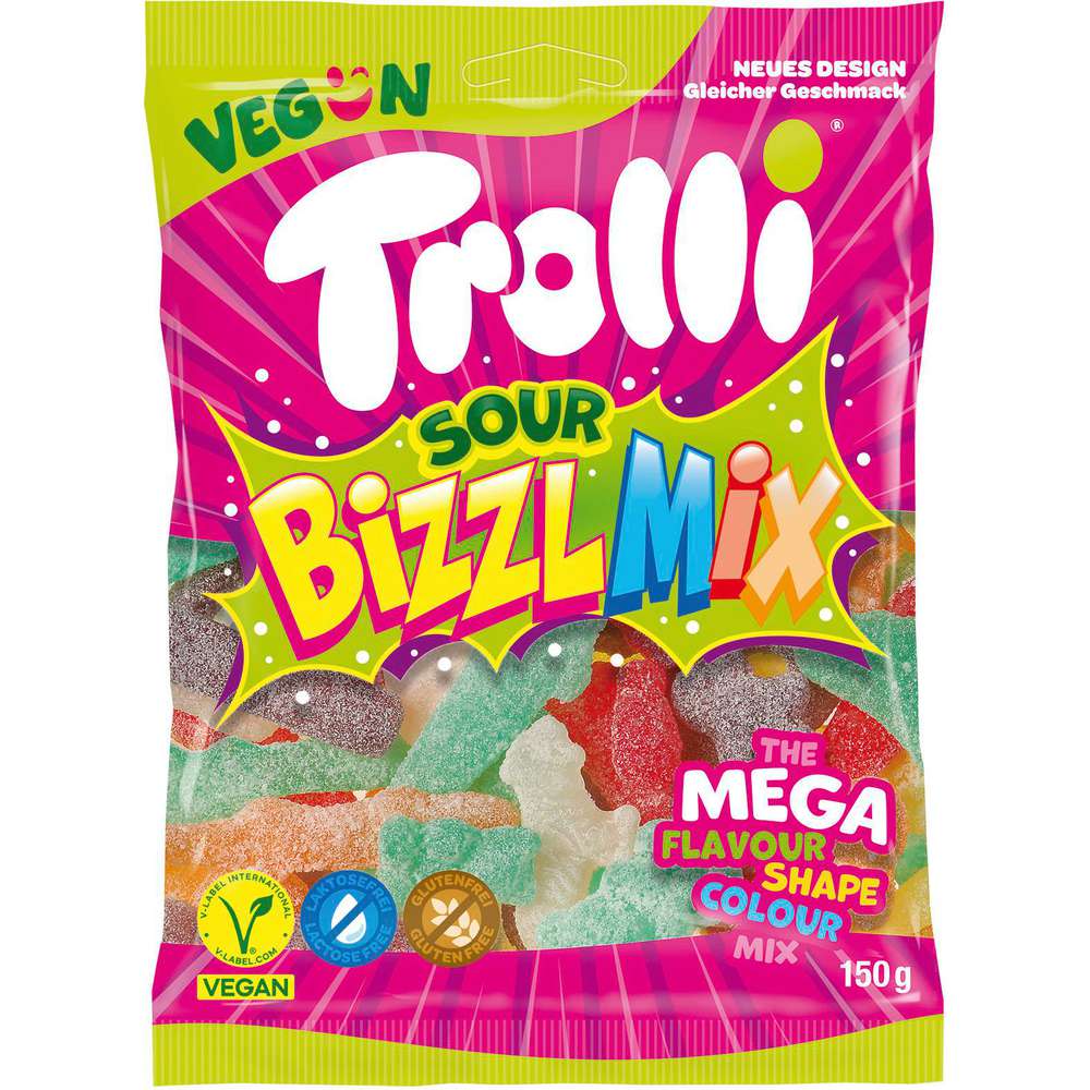 Produktabbildung Trolli Fruchtgummi Sour Bizzl Mix