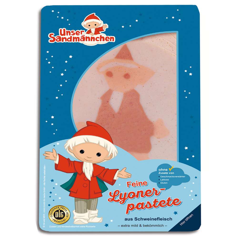 Produktabbildung Unser Sandmännchen Lyonerpastete 