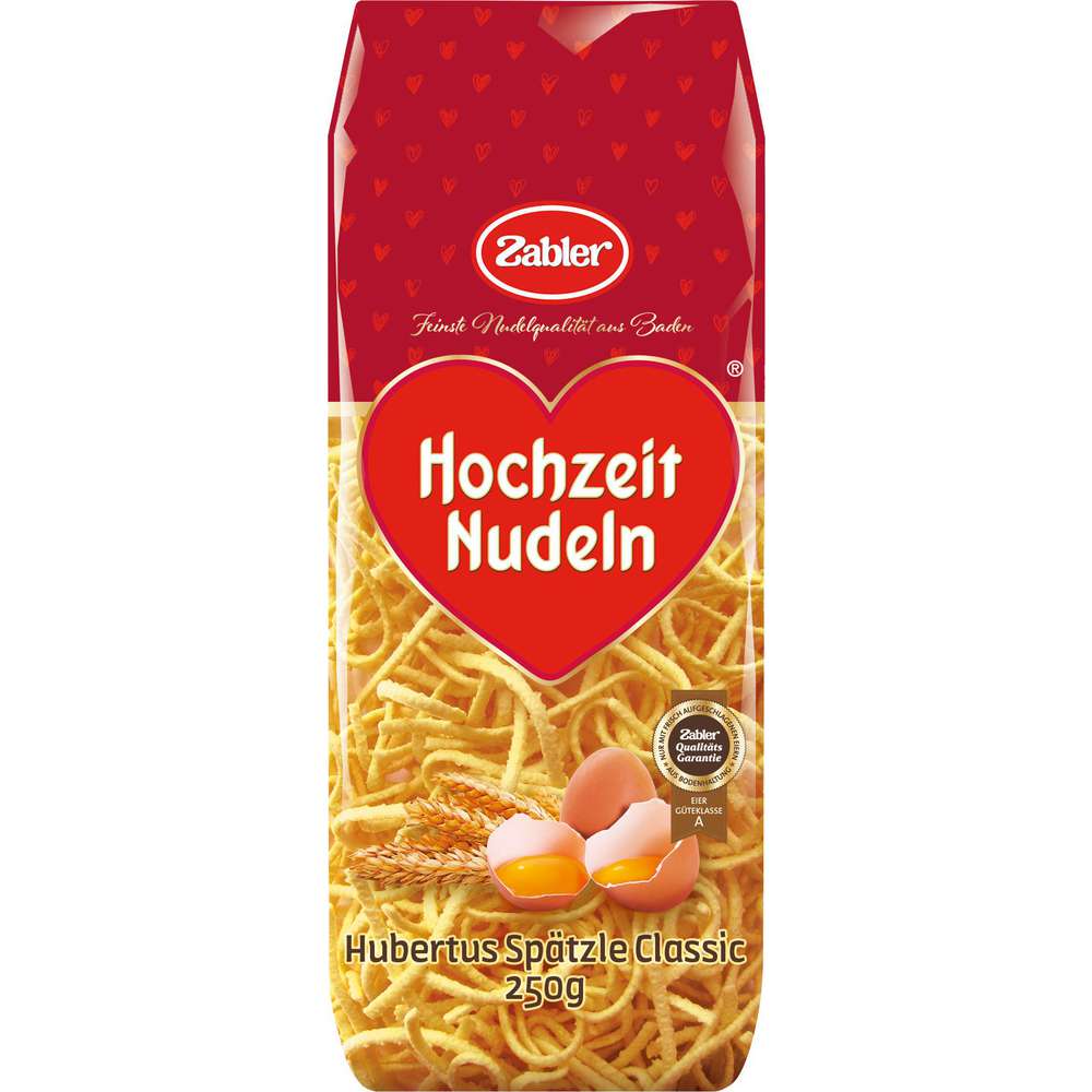 Produktabbildung Zabler Hochzeit Nudeln Hubertus-Spätzle Classic