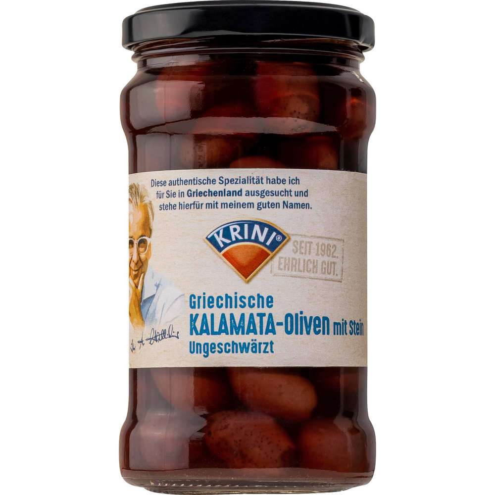 Produktabbildung Krini Griechische Kalamata-Oliven, mit Stein