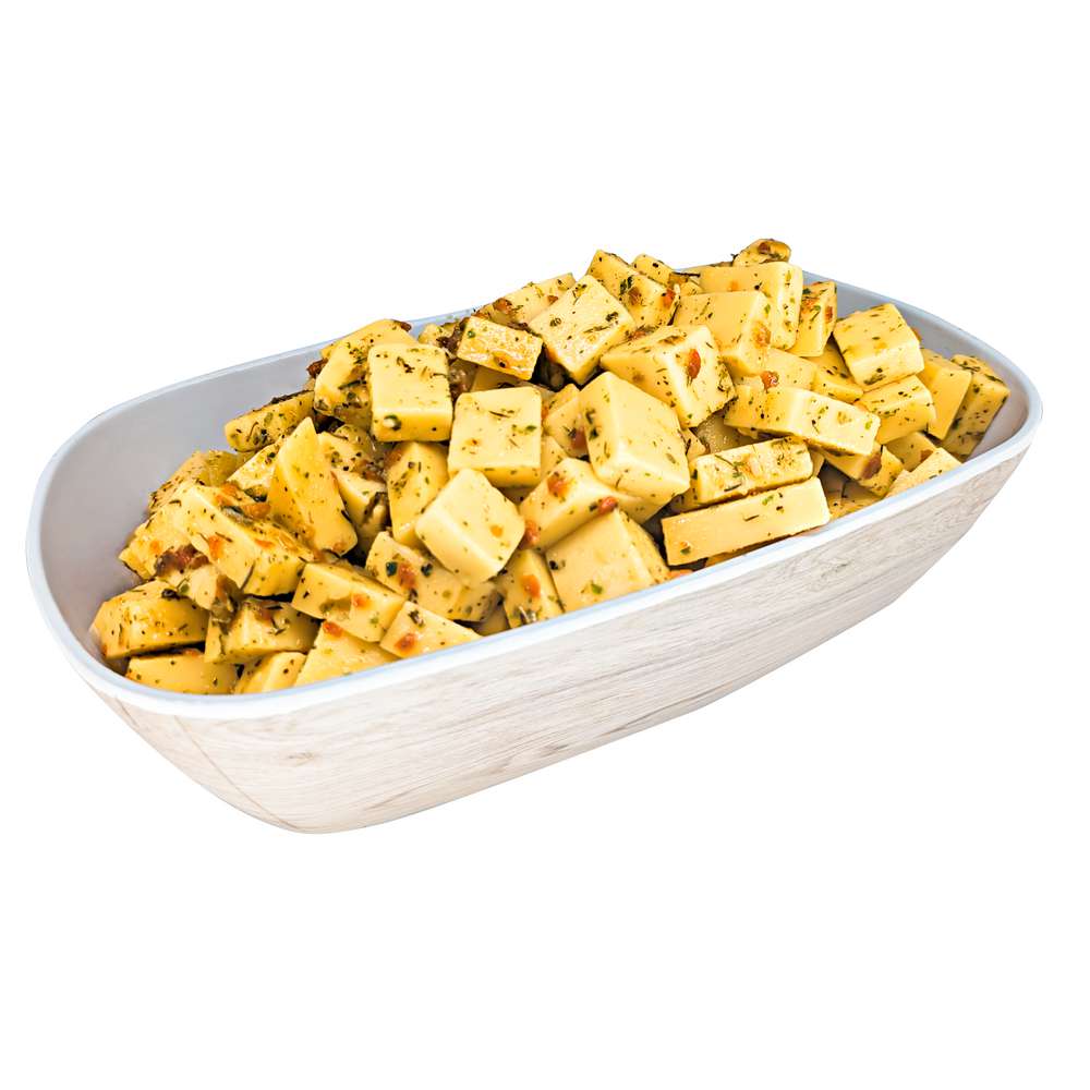 Produktabbildung GLOBUS Käsetheke Royal Beemster marinierte Käsewürfel