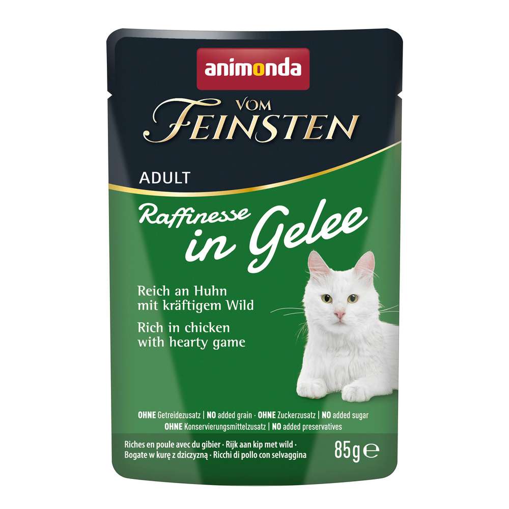 Produktabbildung animonda Katzen-Nassfutter vom Feinsten, Huhn/Wild/Gelee