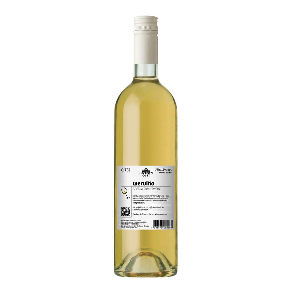 Produktabbildung Sachsenobst Wervino Apfelwermutwein