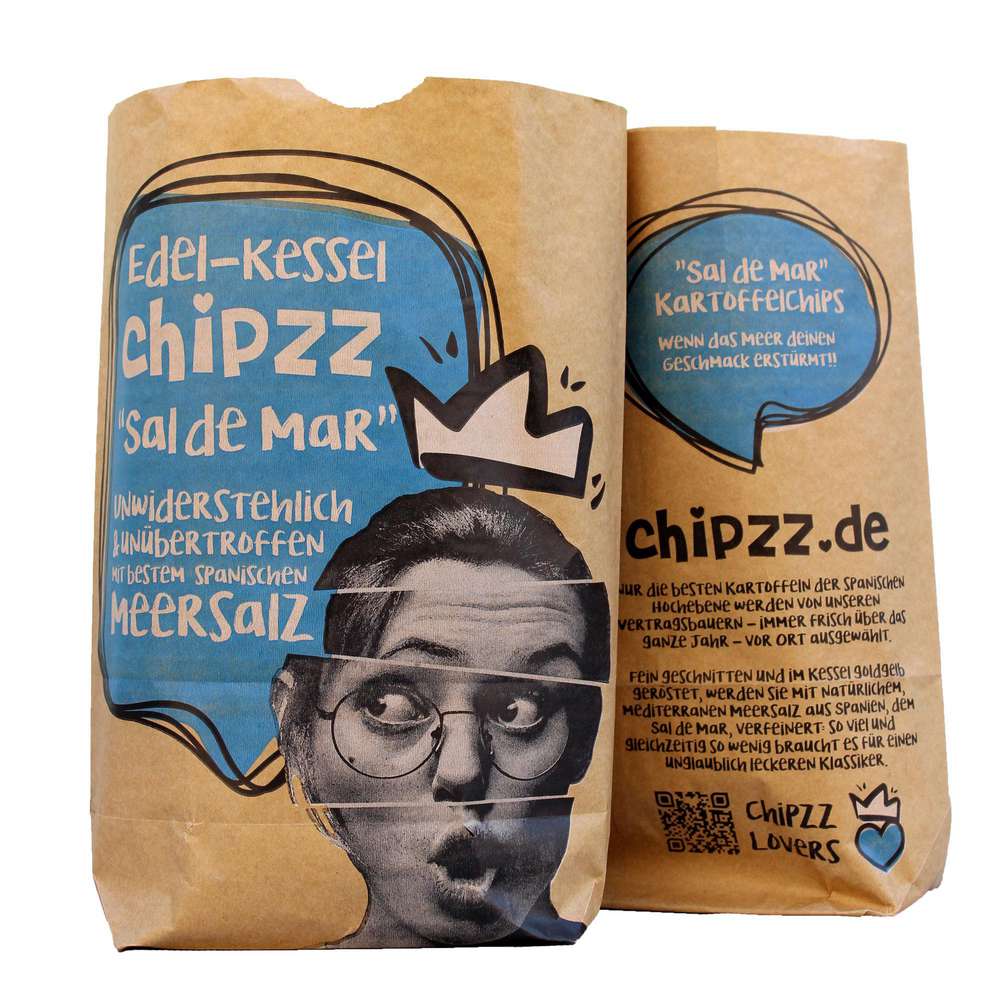 Produktabbildung Chipzz Edel-Kessel Kartoffelchips Meersalz