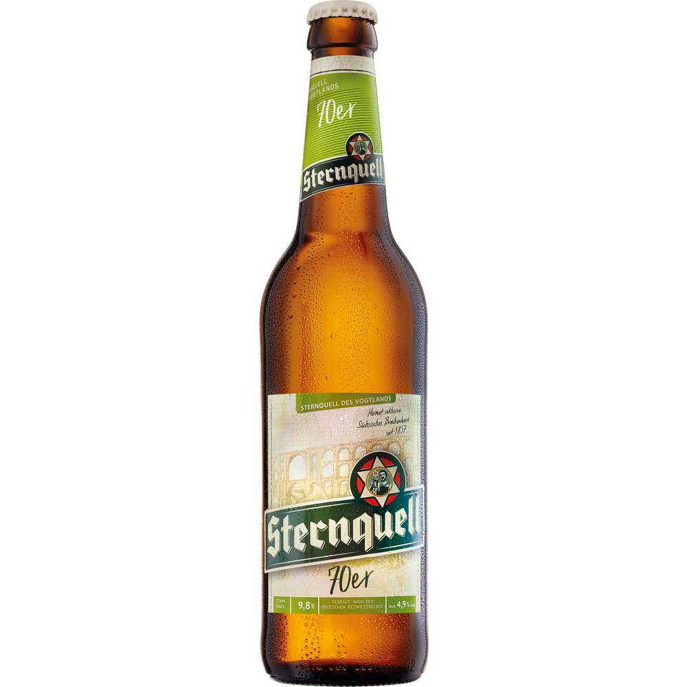 Produktabbildung Sternquell Pilsener Bier 70er 4,9%