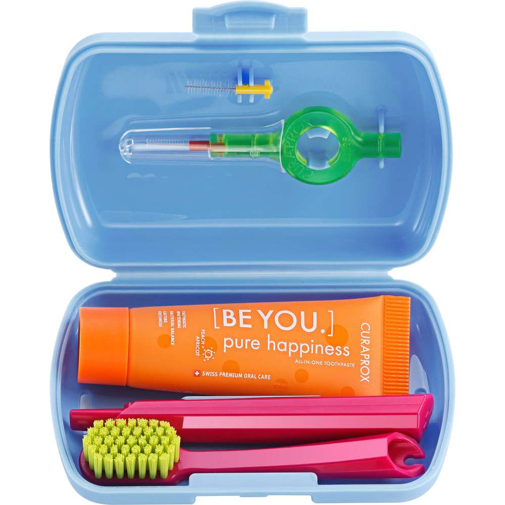 Produktabbildung Curaprox Travel-Set blau