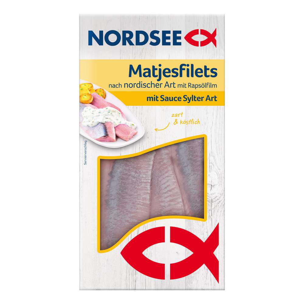 Produktabbildung Nordsee Matjesfilet nordische Art mit Sylter Sauce