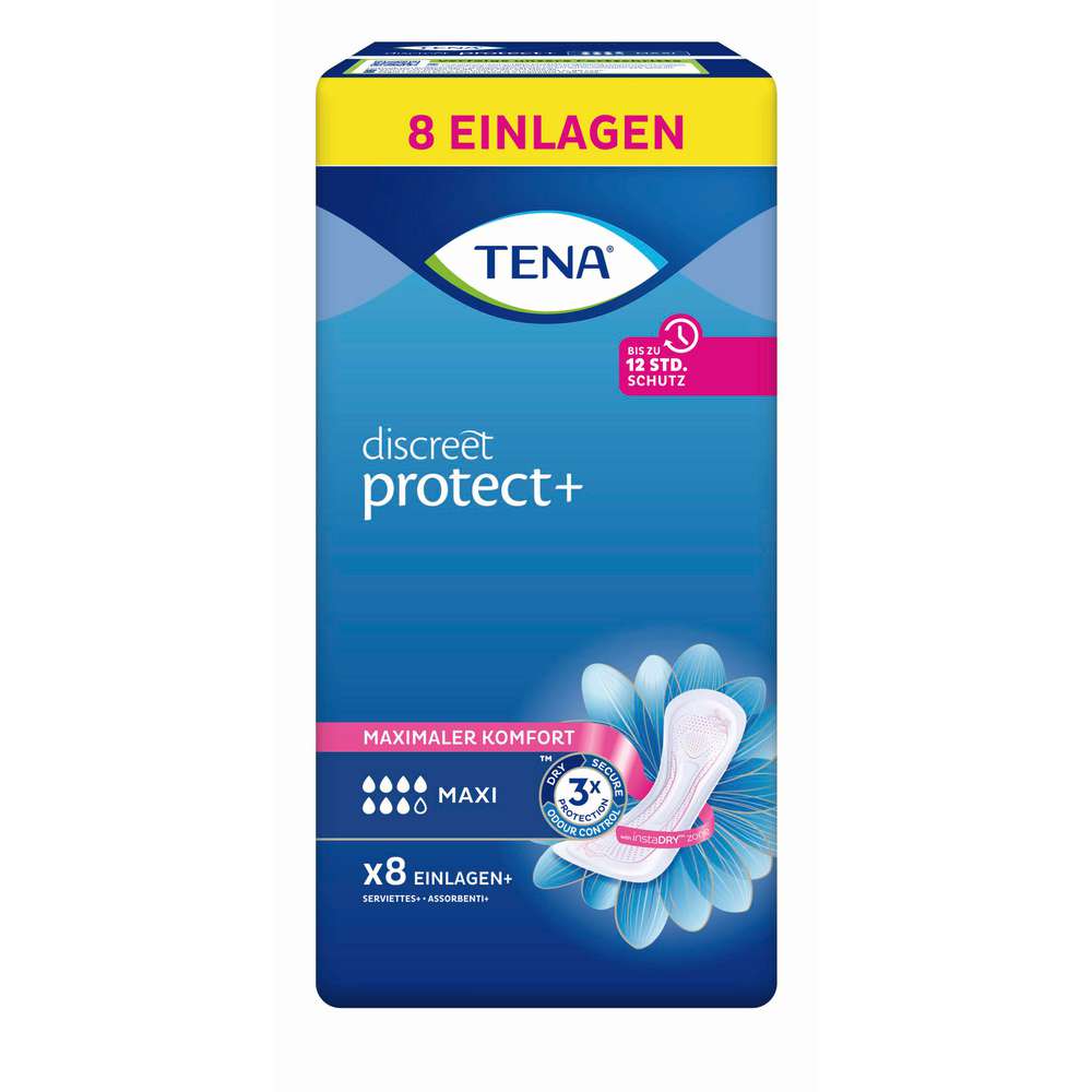 Produktabbildung Tena Discreet Protect + Inkontinenz Einlagen Maxi