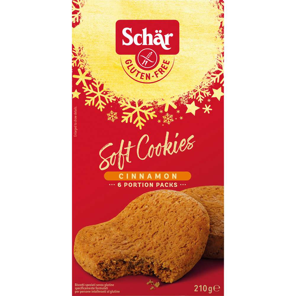 Produktabbildung Schär Soft Cookies Cinnamon, glutenfrei