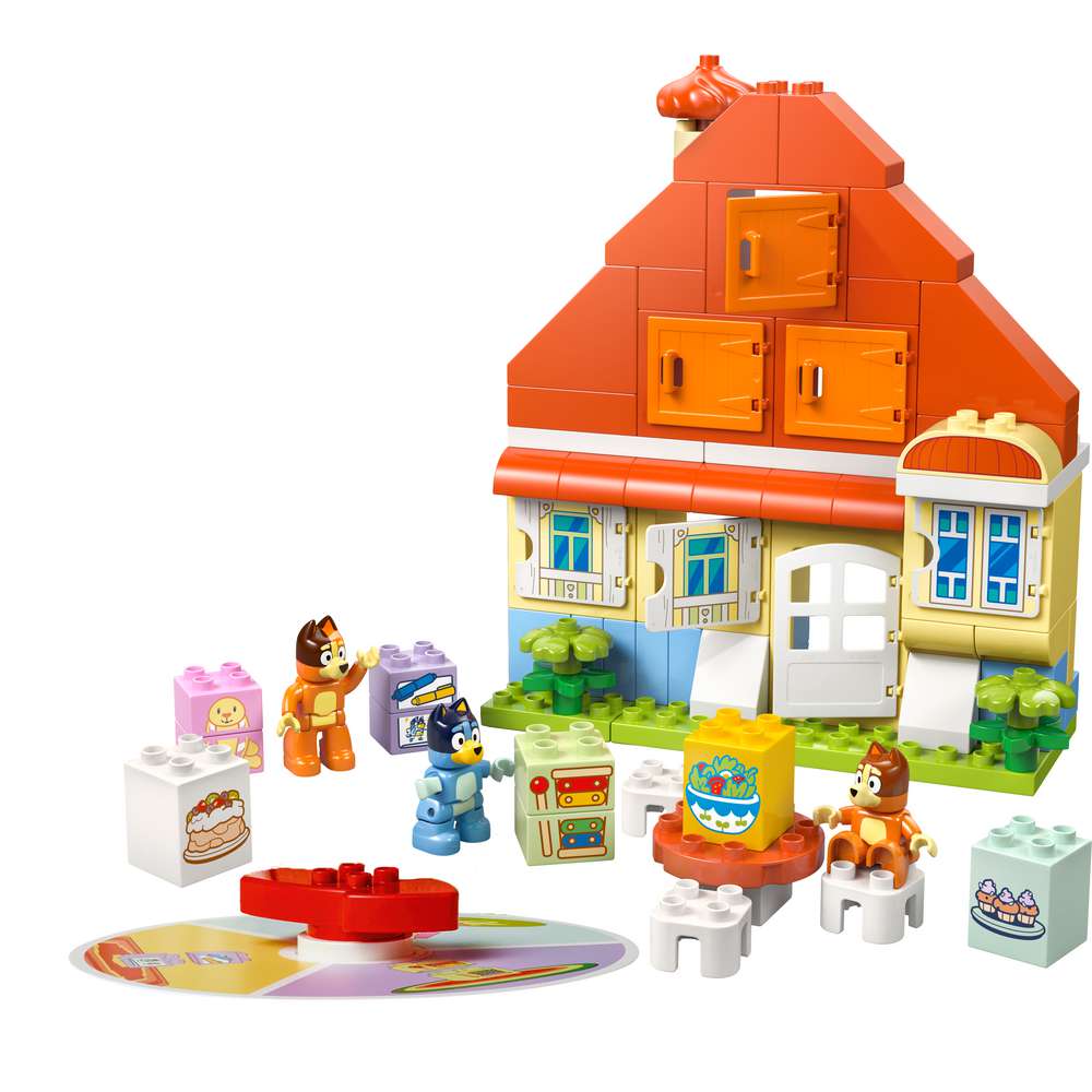 Produktabbildung Lego LEGO DUPLO Bluey: Blueys Familienhaus mit Memory-Spiel - Spielzeug 10459