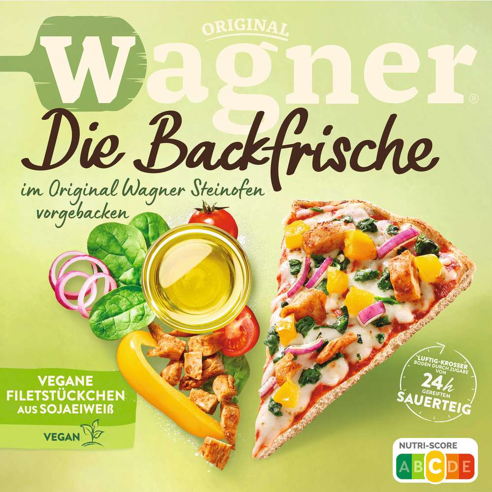 Produktabbildung Wagner Pizza Backfrische vegane Filetstückchen