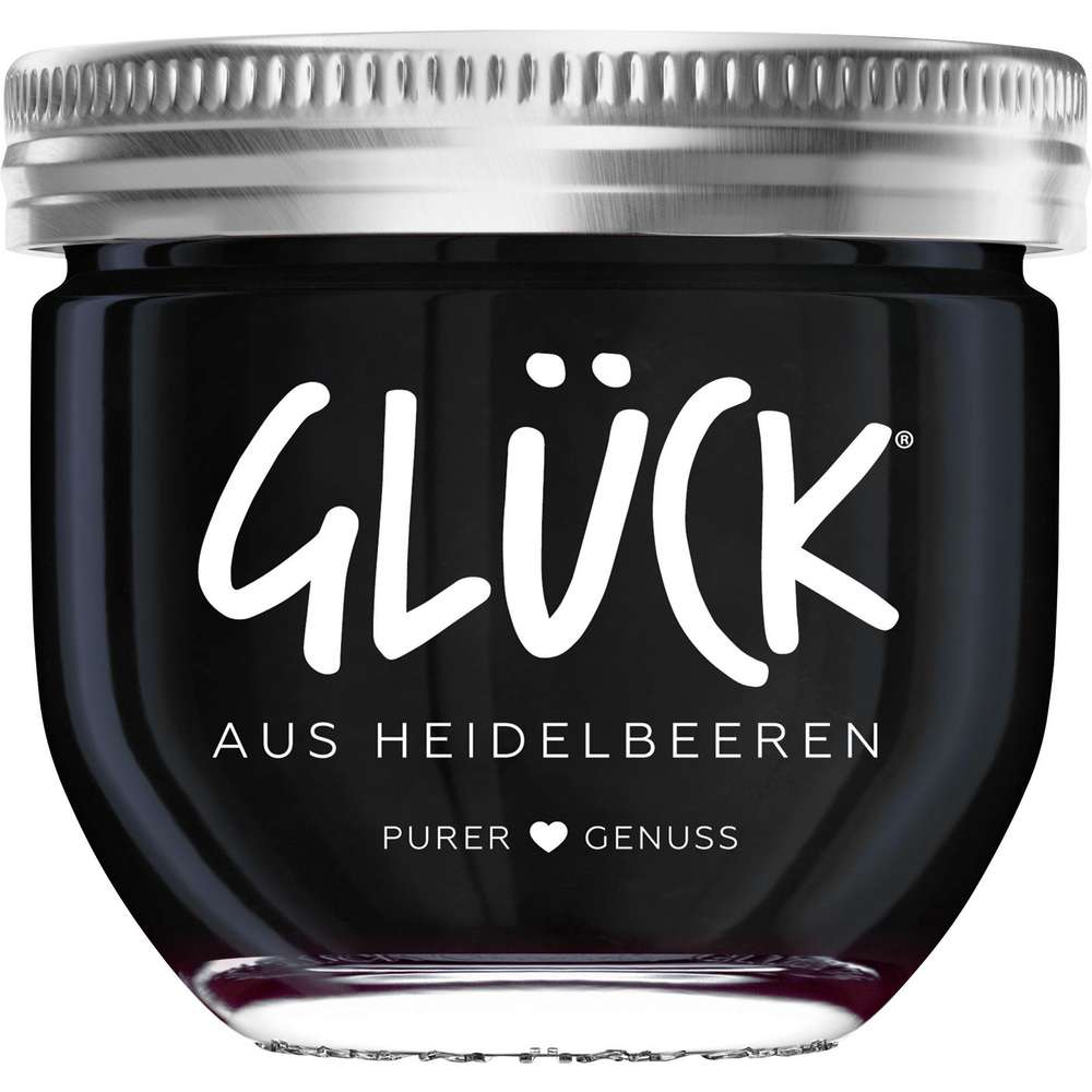 Produktabbildung Glück Fruchtaufstrich, Heidelbeere