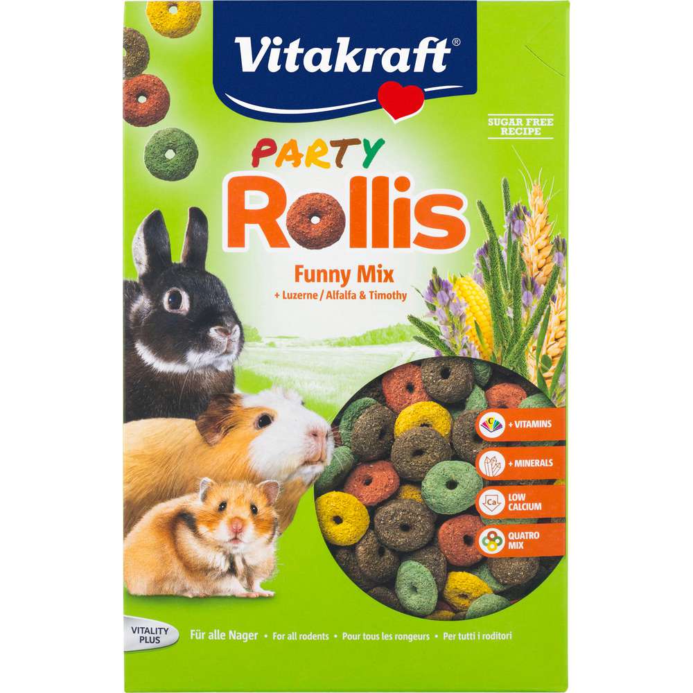 Produktabbildung Vitakraft Nagerfutter Party Rollis Funny Mix