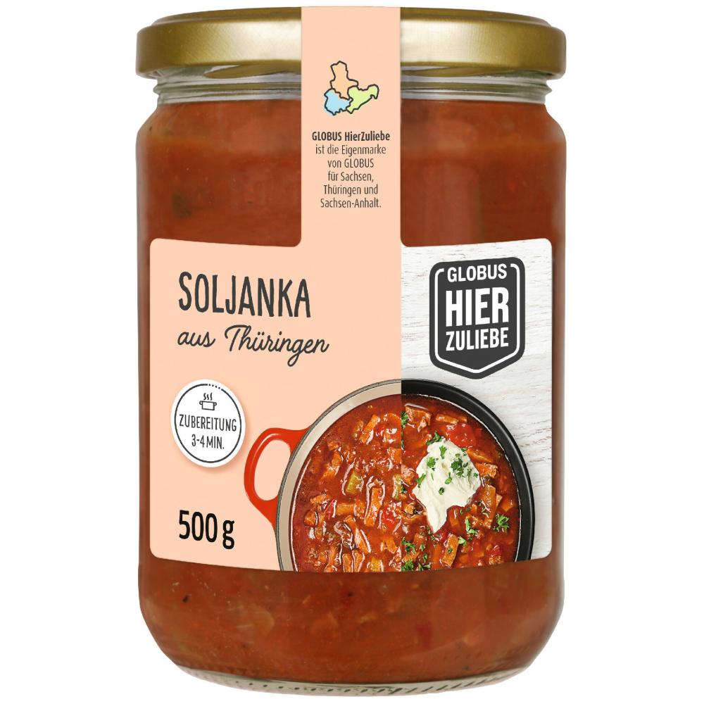 Produktabbildung keine Marke Globus HierZuliebe Soljanka, 500 g