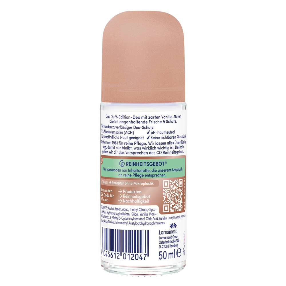 Produktabbildung CD Deo Roll-On, Vanilla Bloom