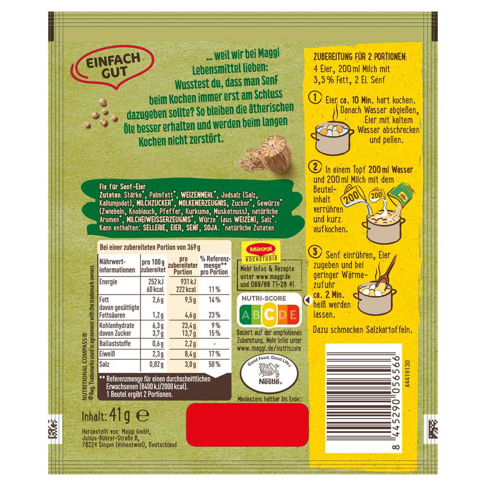 Produktabbildung Maggi Senf-Eier