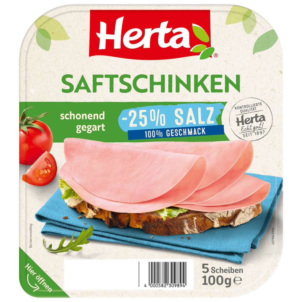Produktabbildung Herta Saftschinken -25% Kochsalz