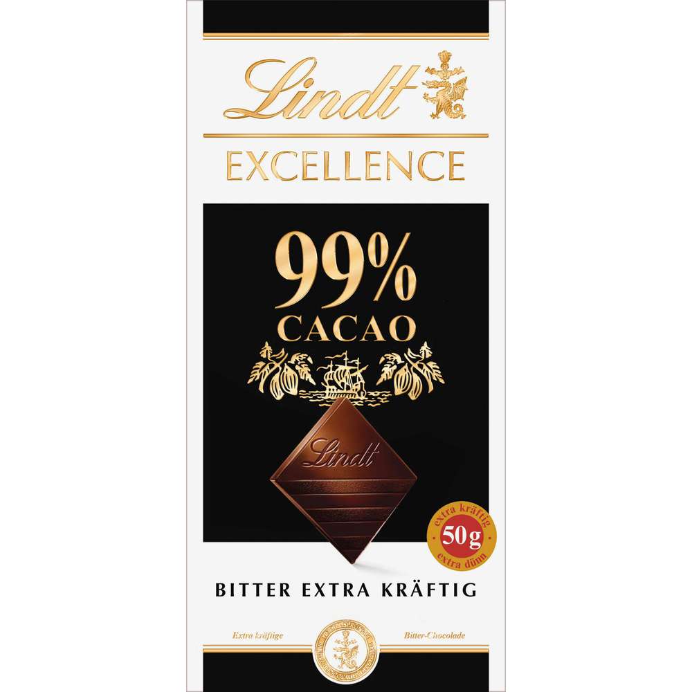 Produktabbildung Lindt Excellence Tafelschokolade, 99% Cacao