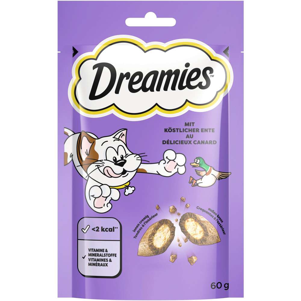 Produktabbildung Dreamies Katzen-Snack, Ente