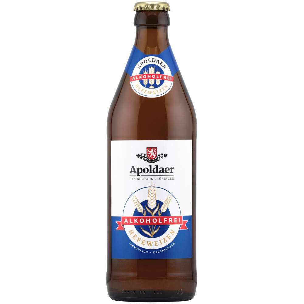 Produktabbildung Apoldaer Hefe-Weizenbier, alkoholfrei