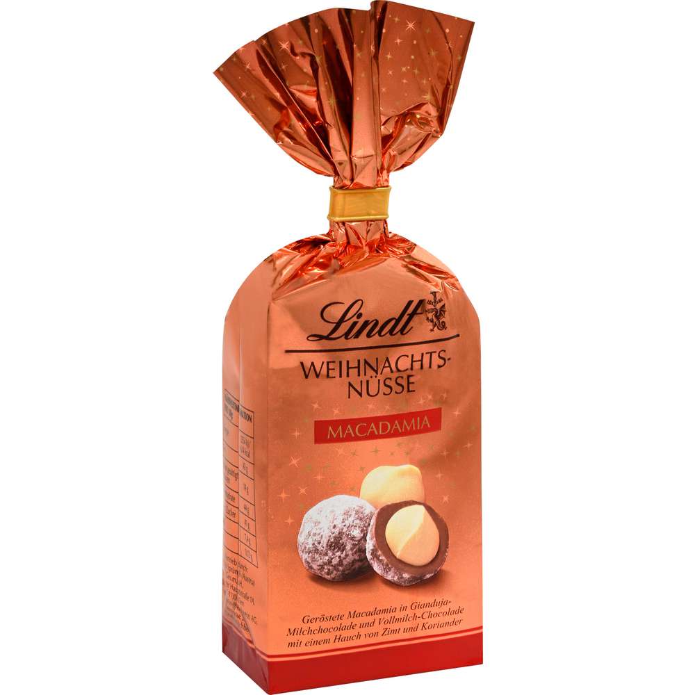 Produktabbildung Lindt Weihnachtsnüsse, Macadamia