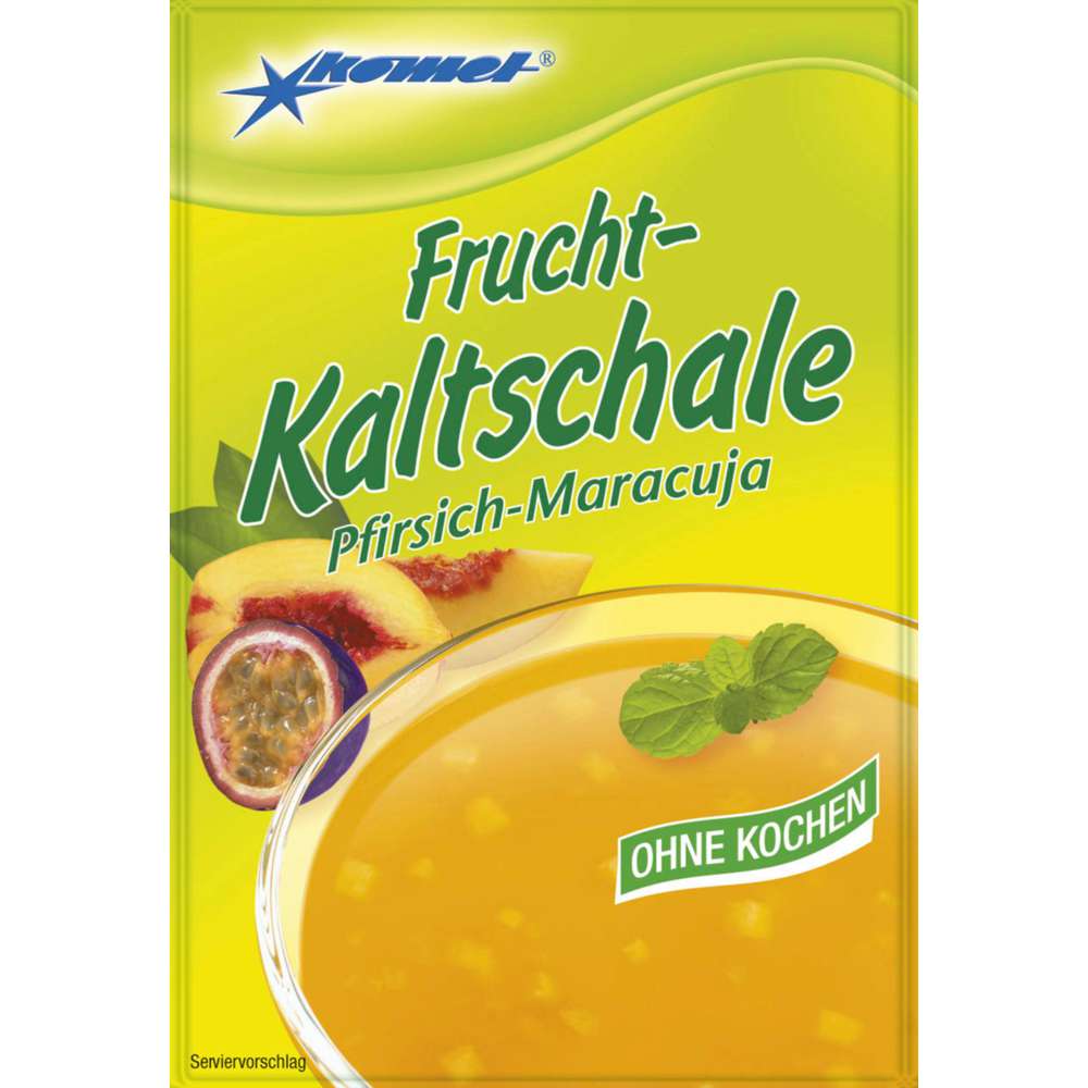 Produktabbildung Komet Fruchtkaltschale, Pfirsich-Maracuja