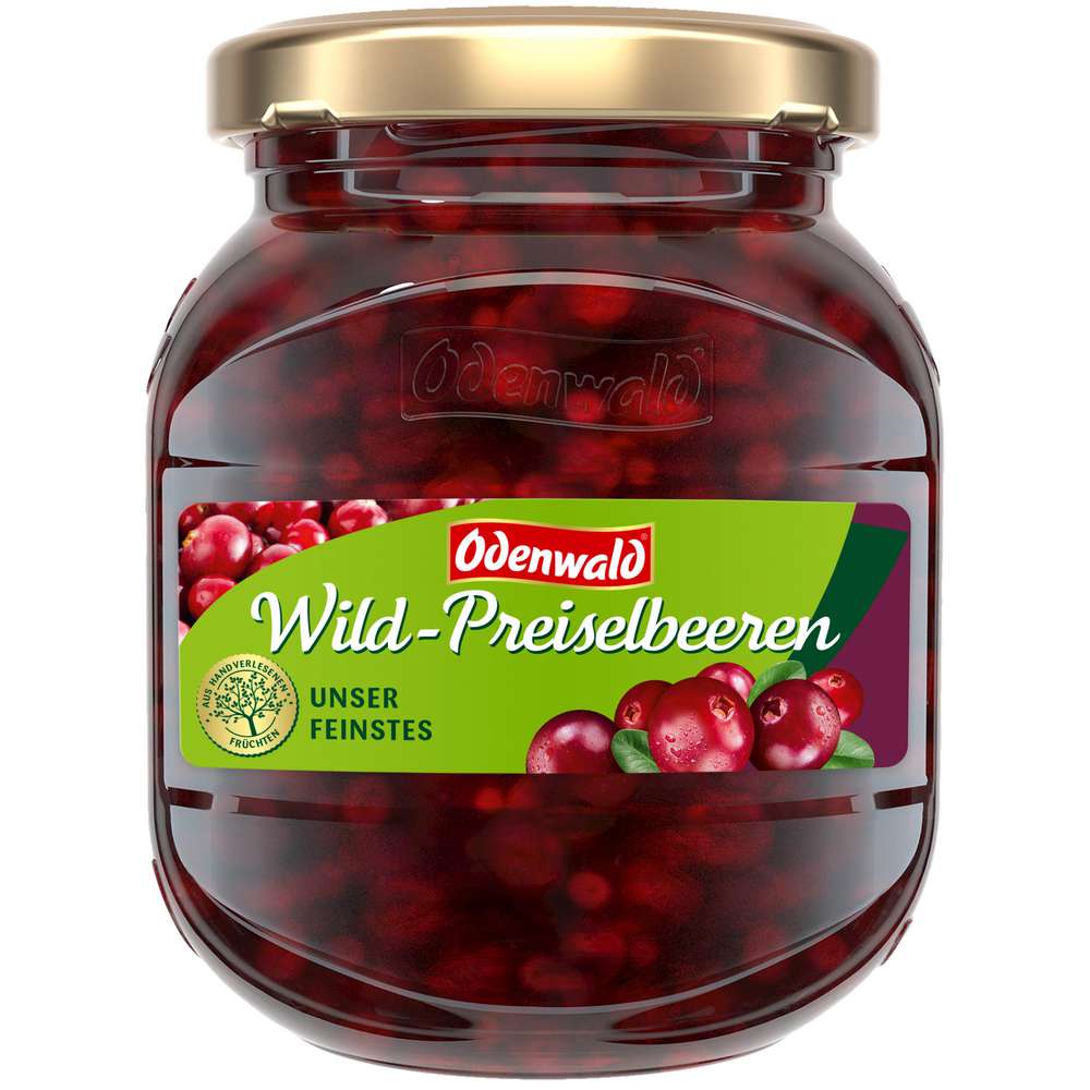 Produktabbildung Odenwald Wildpreiselbeeren