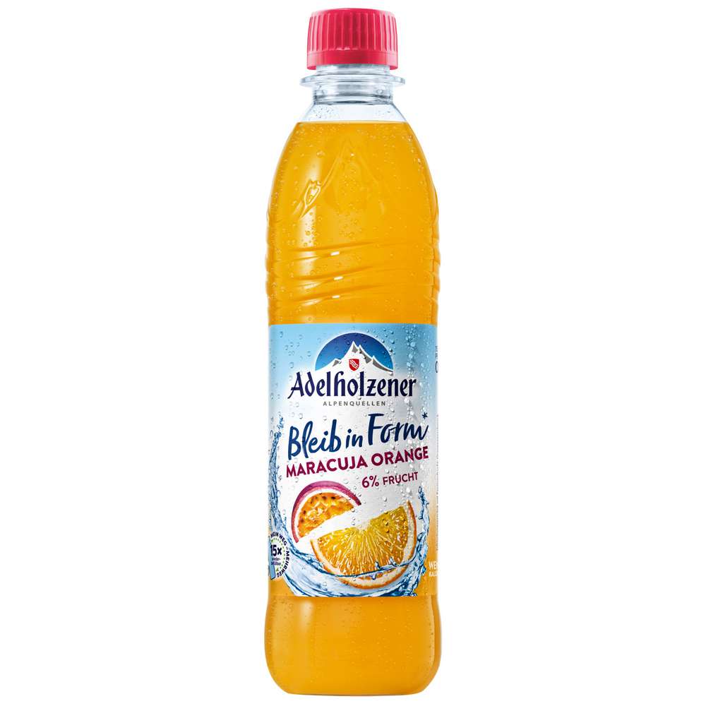 Produktabbildung Adelholzener Erfrischungsgetränk Maracuja Orange