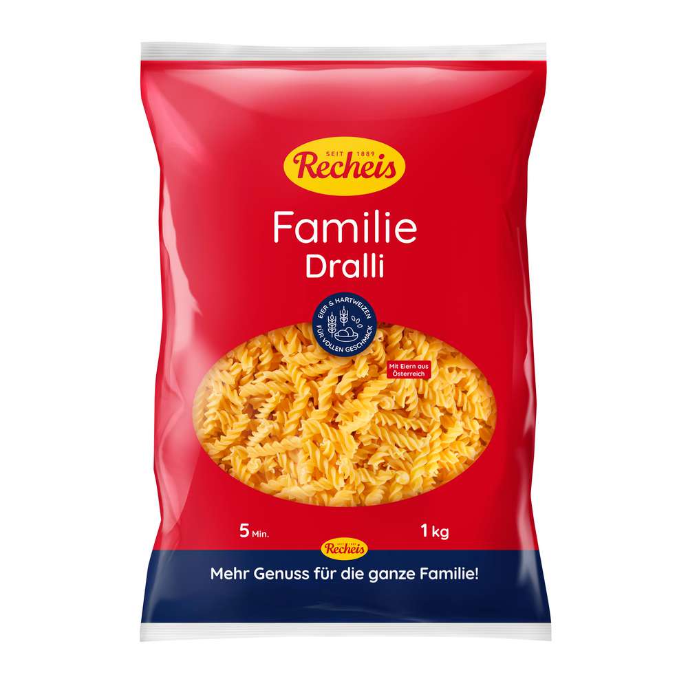 Produktabbildung Recheis Familienpackung Nudeln Dralli