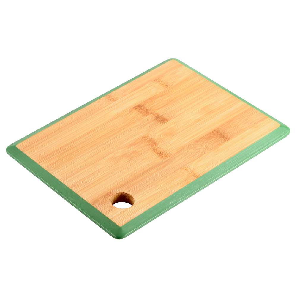 Produktabbildung Kesper Schneidebrett grün, 27x19x1,5cm, Bambus