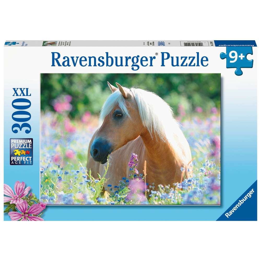Produktabbildung Ravensburger Puzzle 300 Teile XXL, Pferd im Blumenmeer