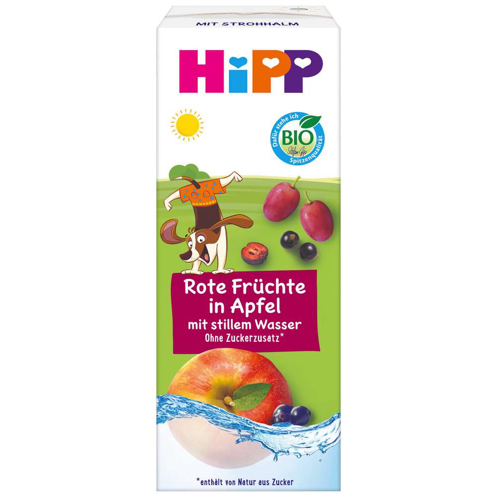 Produktabbildung Hipp Rote Früchte mit stillem Wasser
