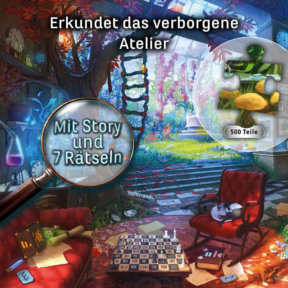 Produktabbildung Kosmos EXIT -  Puzzle Das verborgene Atelier