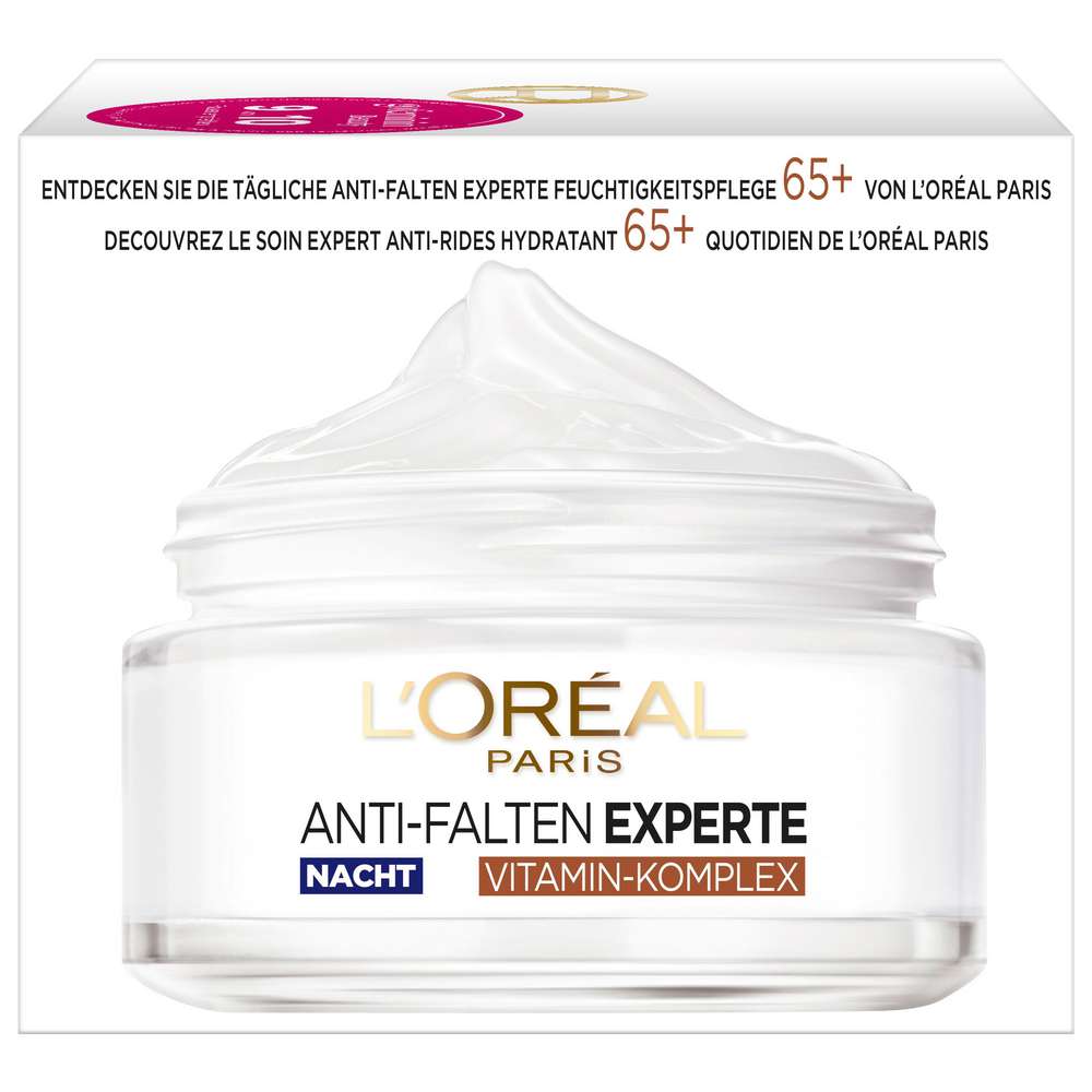 Produktabbildung L'Oreal Paris Nachtpflege-Creme Anti Falten Experte