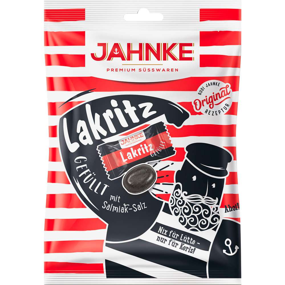 Produktabbildung JAHNKE Lakritz-Bonbons, gefüllt