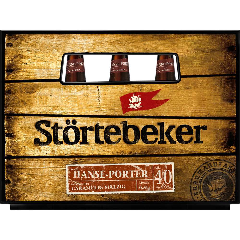 Produktabbildung Störtebeker Craft Beer Hanse Porter 4% (20x 0,500 Liter)