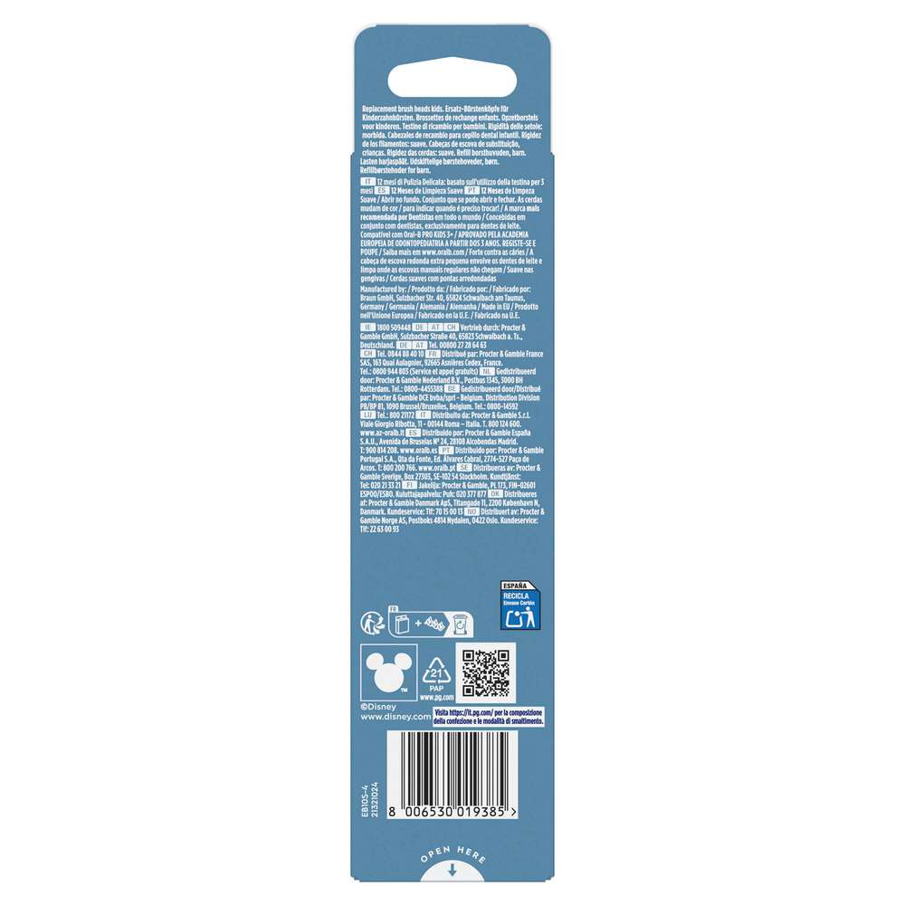 Produktabbildung Oral-B Aufsteckbürsten Die Eiskönigin