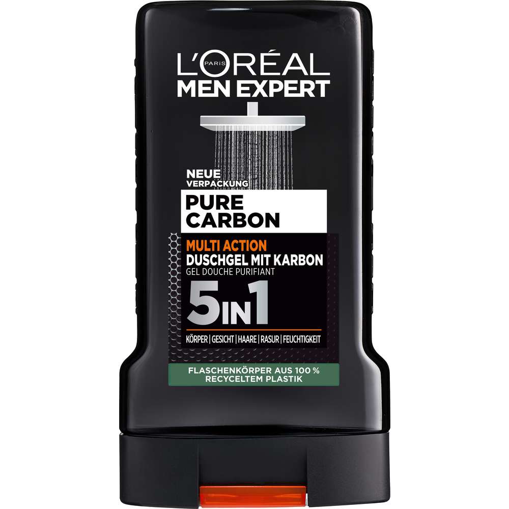 Produktabbildung L'Oreal Paris Duschgel Pure Carbon, 5in1