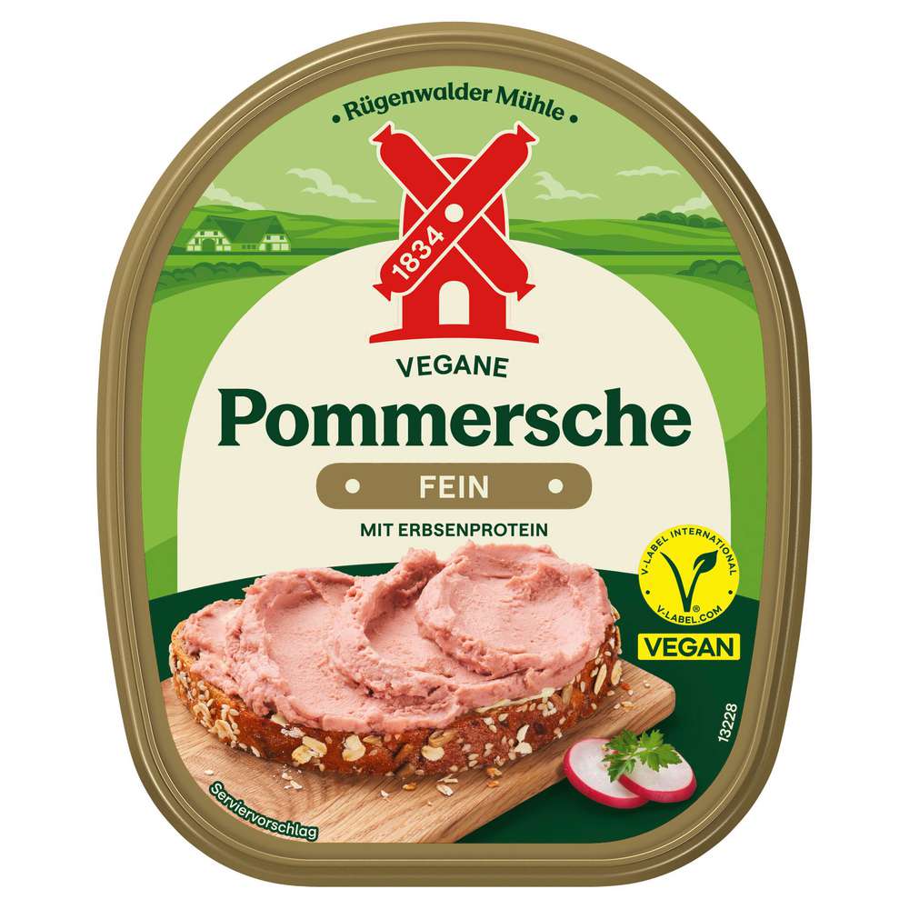 Produktabbildung Rügenwalder Mühle Vegane Pommersche, fein