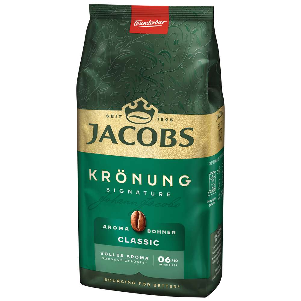 Produktabbildung Jacobs Kaffee Krönung Aroma, ganze Bohne