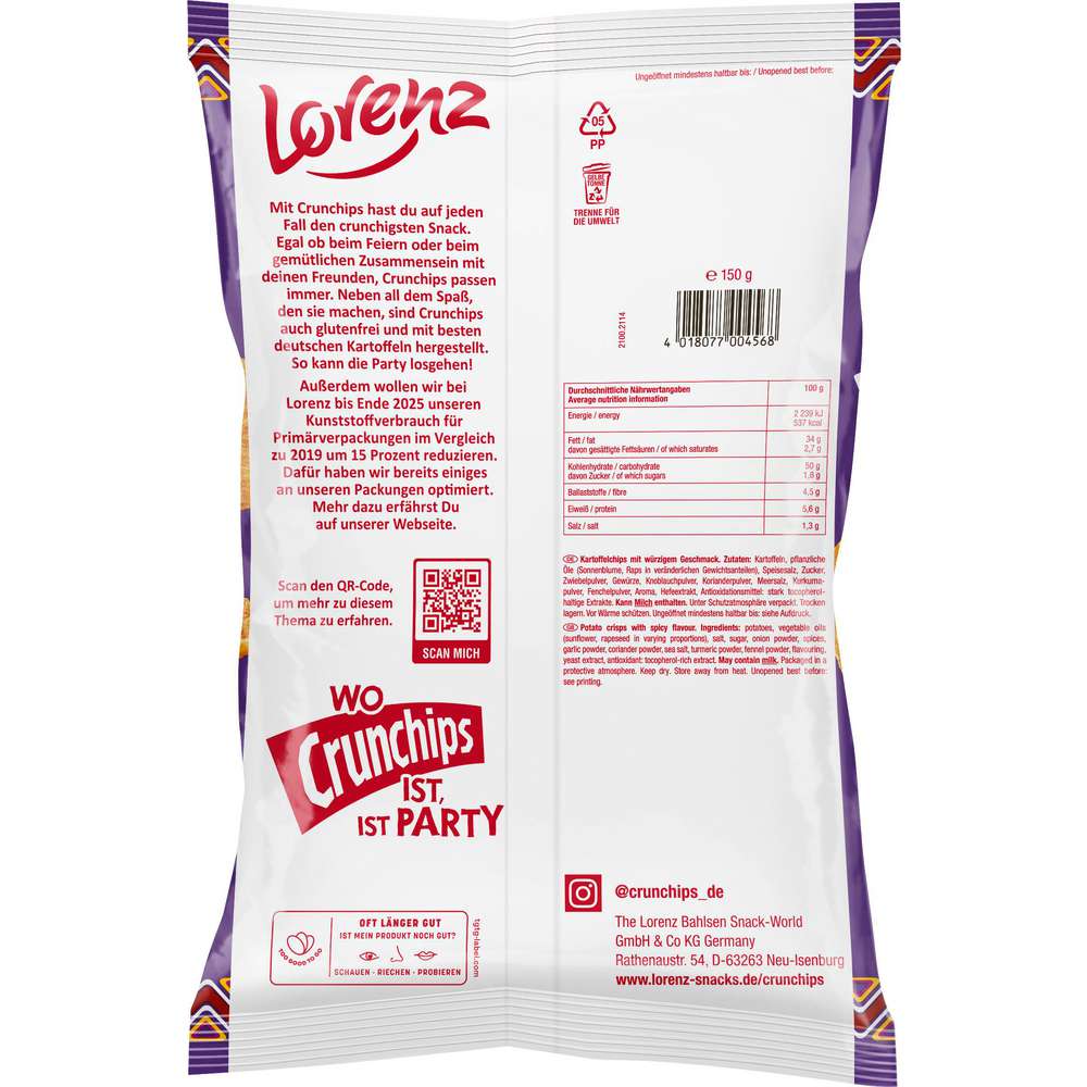 Produktabbildung Lorenz Crunchips African Style