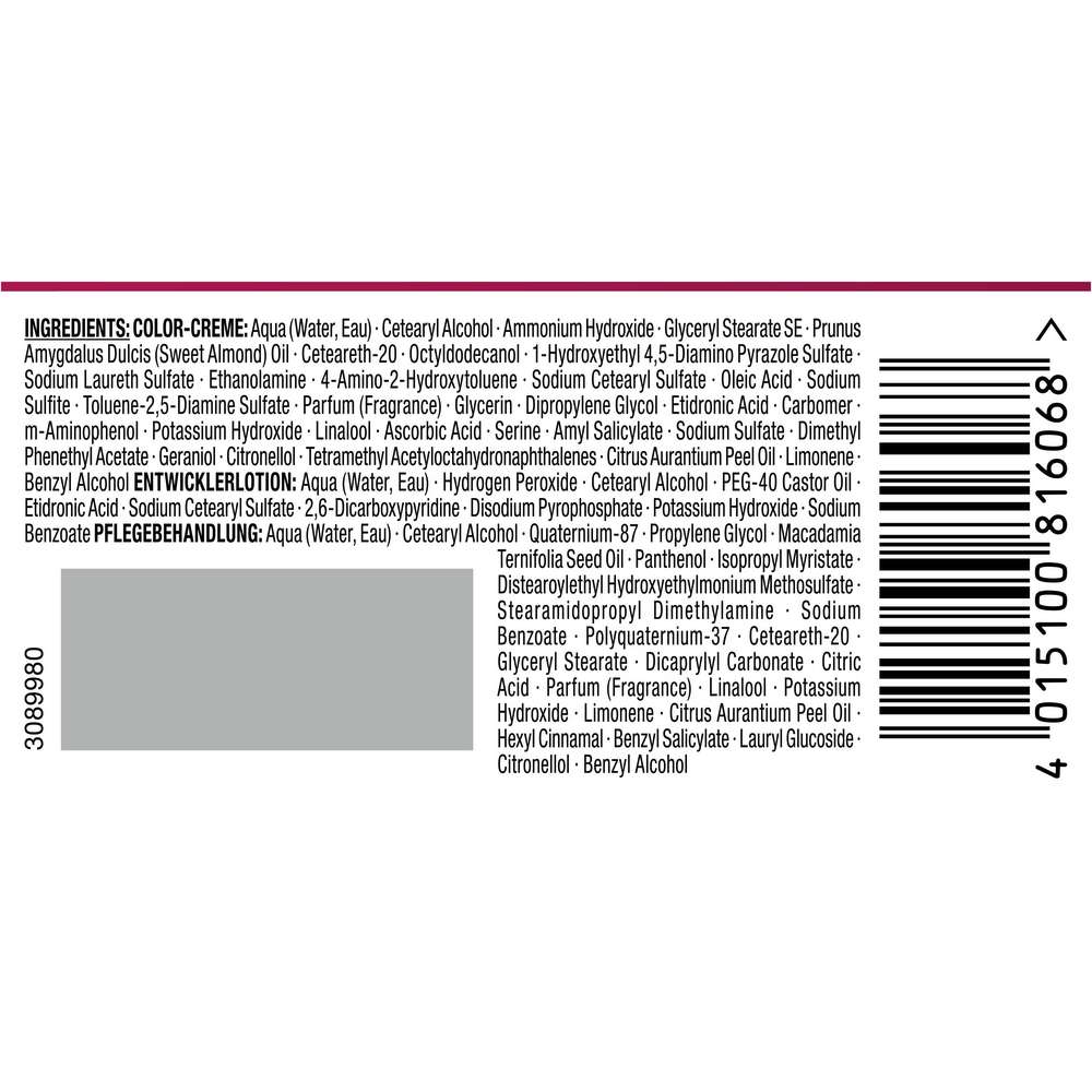 Produktabbildung Poly Palette Haarfarbe Creme Coloration, 678 Rubinrot