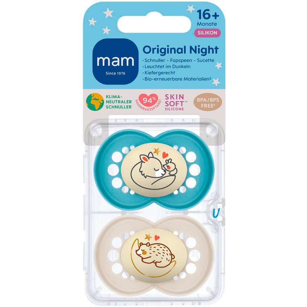 Produktabbildung MAM Beruhigungsschnuller Silikon, Original Pure 16+Monate