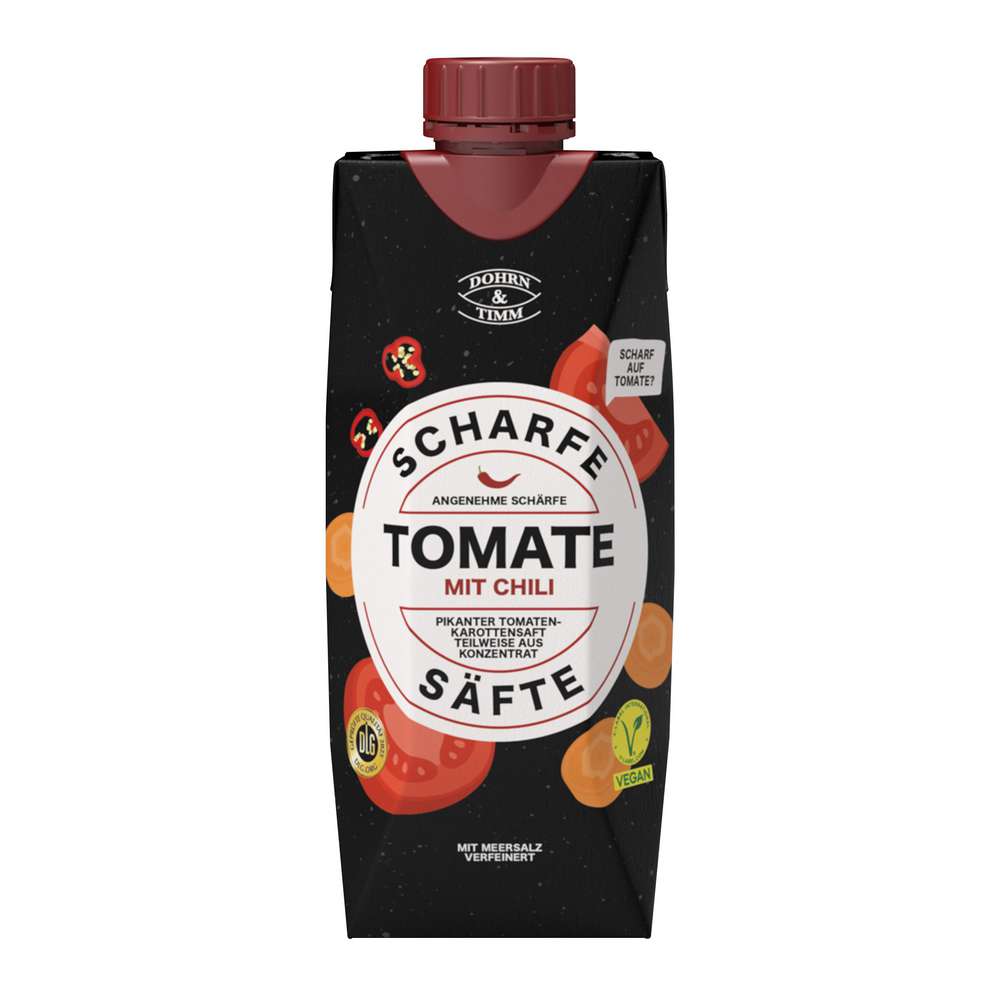 Produktabbildung Dohrn & Timm Tomatensaft mit Chili, scharf
