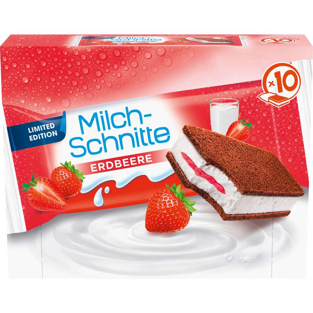 Produktabbildung Ferrero Milchschnitte Erdbeere