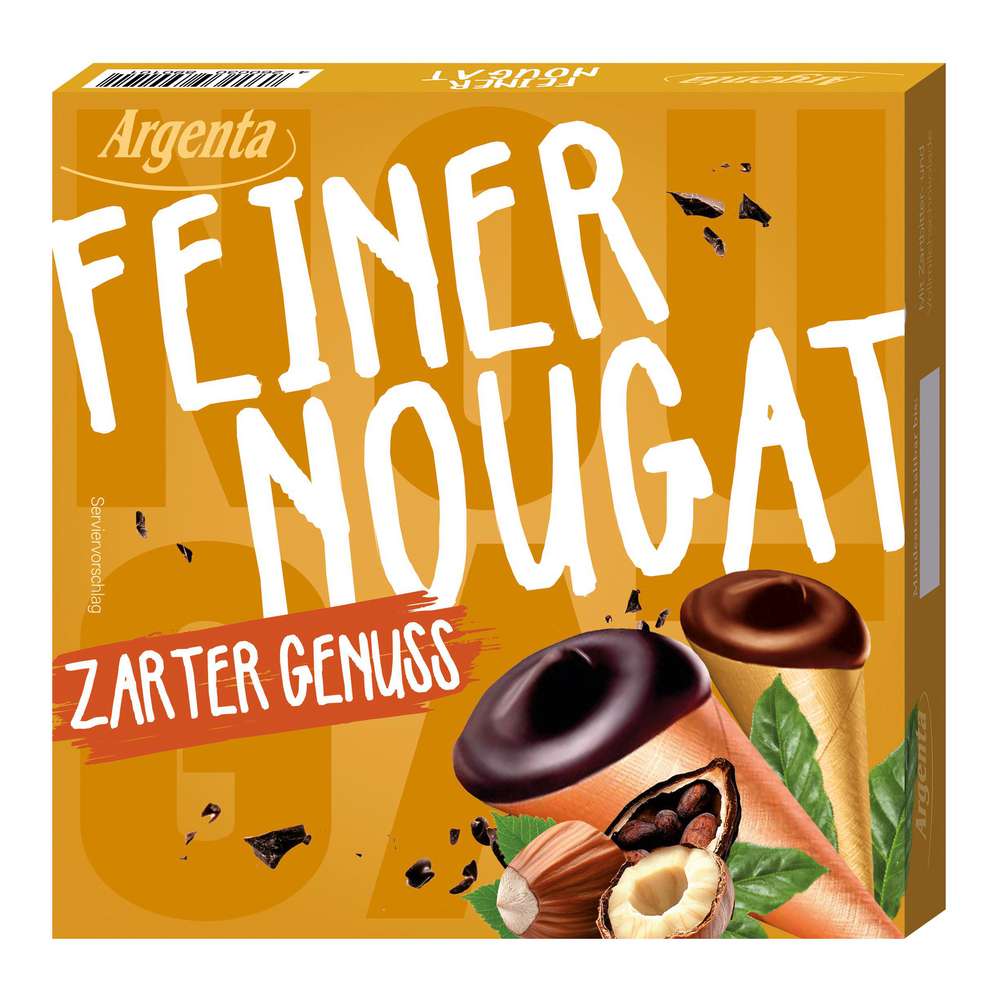 Produktabbildung Argenta Nougat Pralinés mit Zartbitter- & Vollmilchschokolade