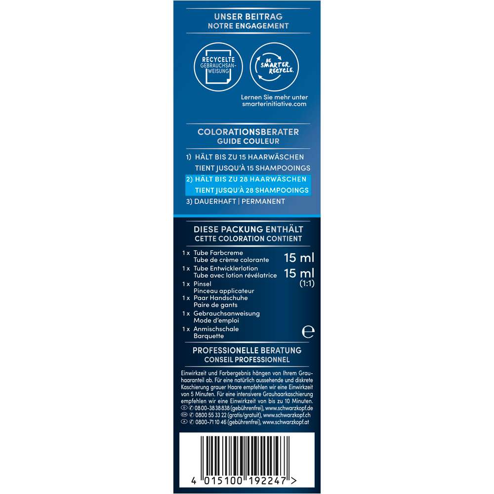 Produktabbildung Schwarzkopf Bart-Coloration, 80 Schwarz-Braun