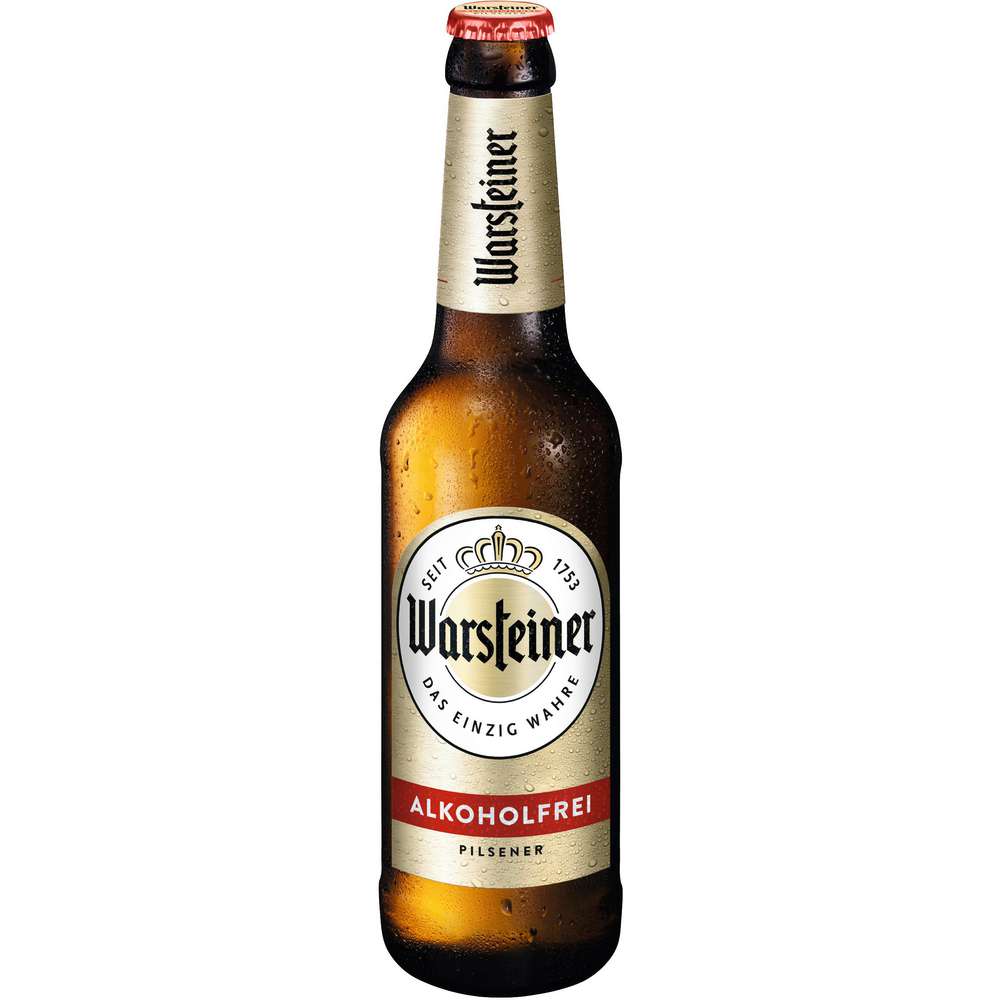 Produktabbildung Warsteiner Pilsener Bier, alkoholfrei