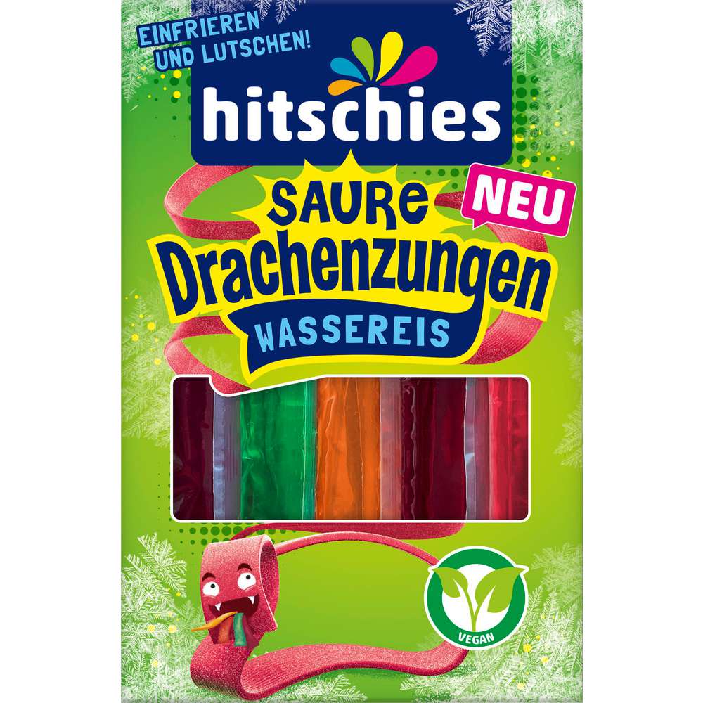 Produktabbildung Hitschler Hitschies Saure Drachenzungen Wassereis