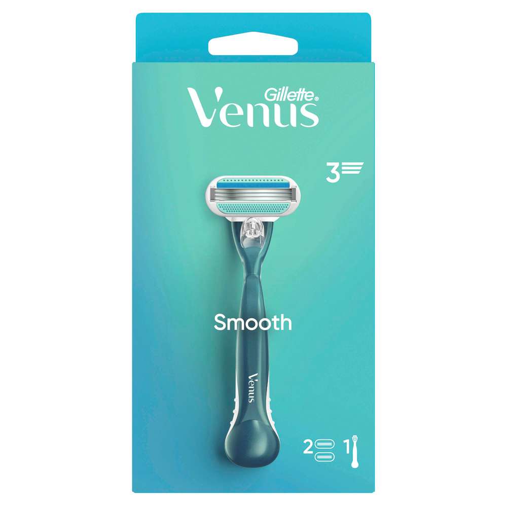 Produktabbildung Gillette Venus Smooth Rasierer + 2 Klingen